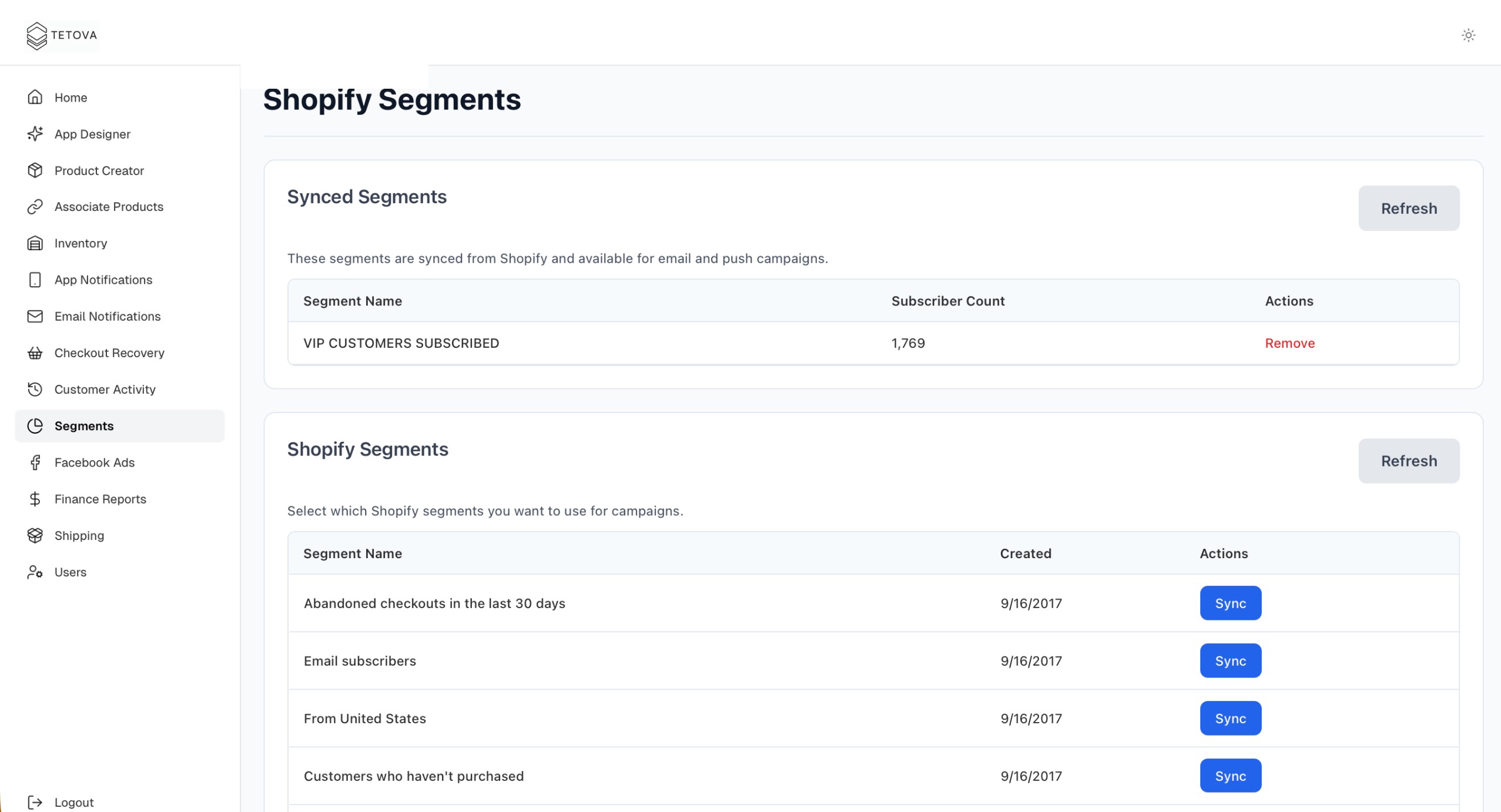 Segment Builder